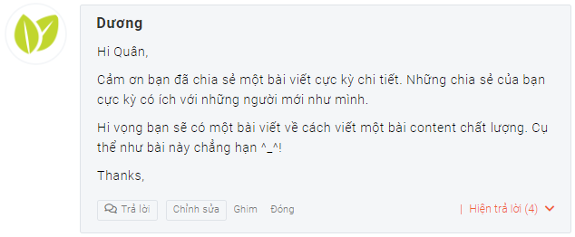 Xem lại bình luận trên bài viết blog để khám phá những chủ đề nối tiếp mà họ quan tâm