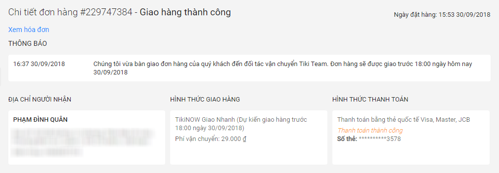 Khách hàng sẵn sàng trả thêm 29.000 đồng dịch vụ TikiNOW để được Tiki giao hàng trong 2 tiếng