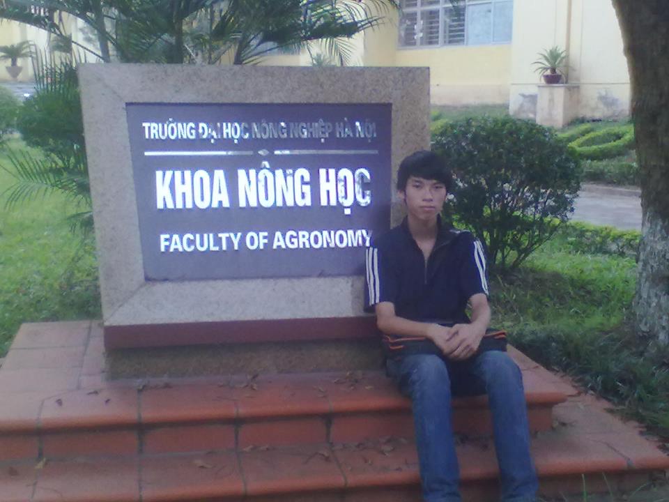 Phạm Đình Quân tại Đại học Nông nghiệp HN 2012
